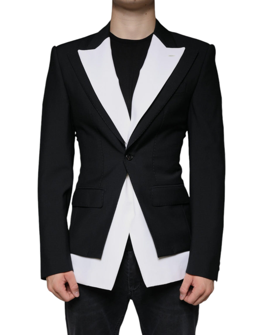 Dolce & Gabbana 100% Virgin Wool blazer in black