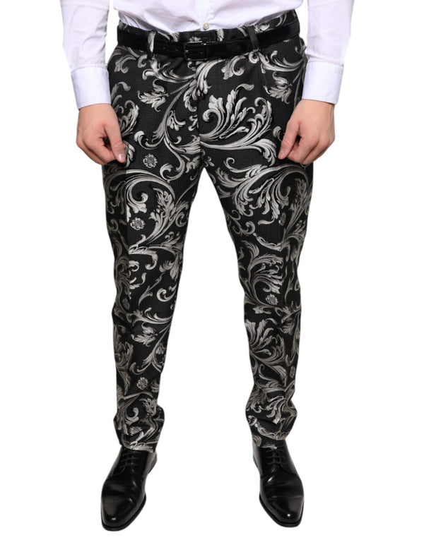 Dolce & Gabbana 100% Polyester trousers in black