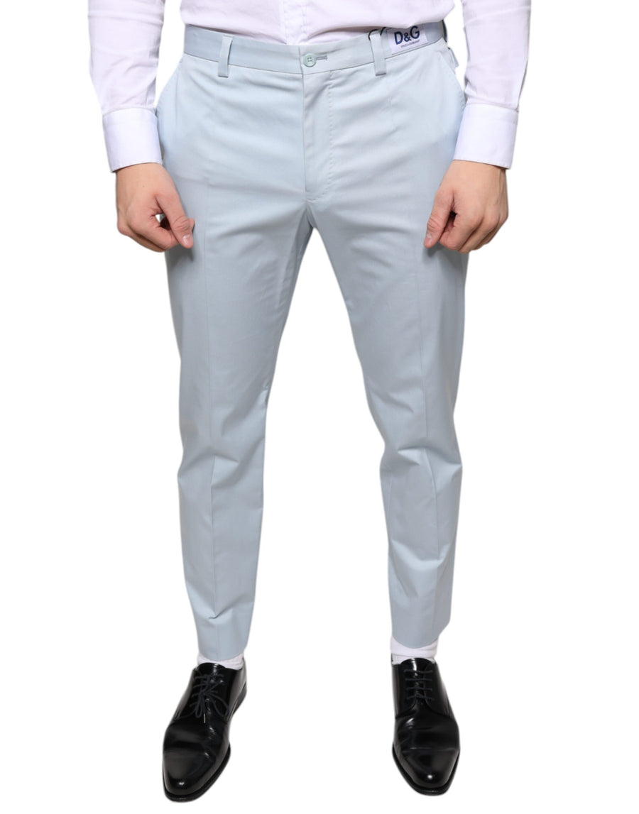 Dolce & Gabbana 98% Cotton trousers in blue
