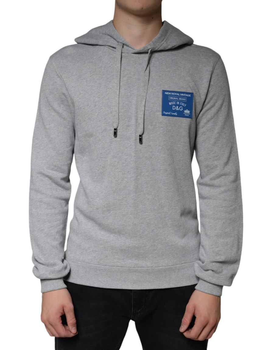 Dolce & Gabbana 100% Cotton hoodie in gray