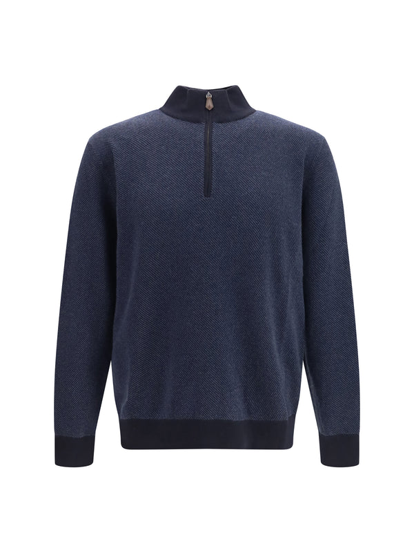 Cashmere Sweater Roadster Navy Blue Blue/nightly Reserv. (capra Hircus)