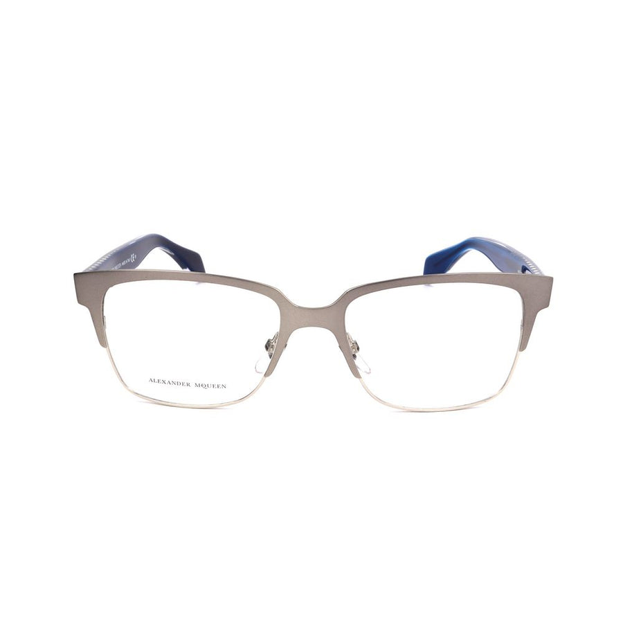 Alexander McQueen AMAMQ42578SNAC Metal eyeglasses in gray