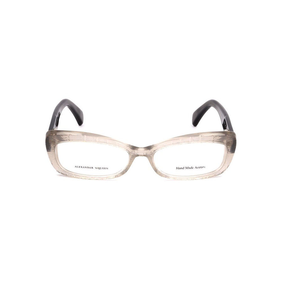 Alexander McQueen AMAMQ4203K6MAC Acetate eyeglasses in beige