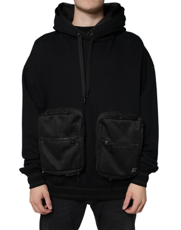 Dolce & Gabbana 70% Cotton hoodie in black