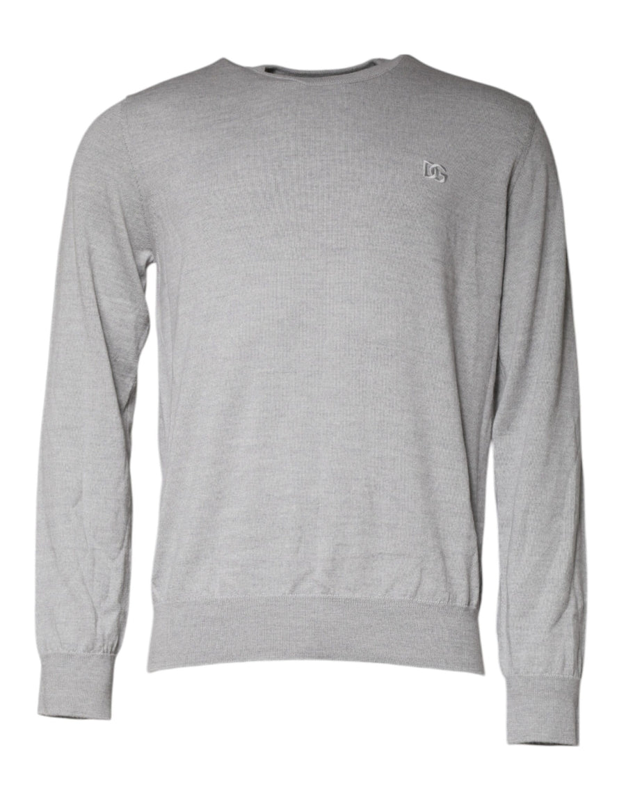 Dolce & Gabbana 100% Virgin Wool sweater in gray