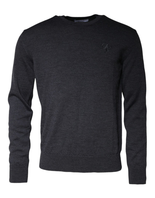 Dolce & Gabbana 100% Virgin Wool sweater in gray