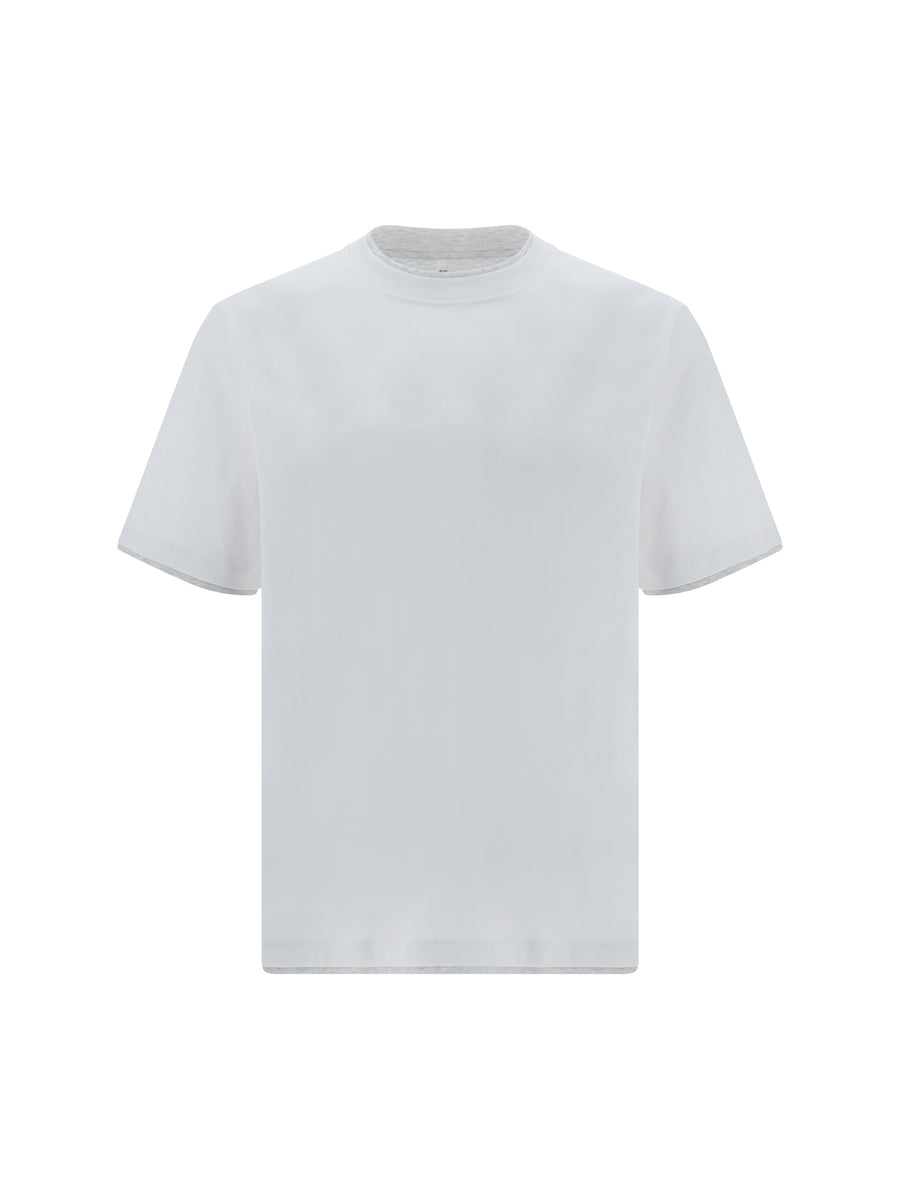 Brunello Cucinelli 100% cotton t-shirt in white