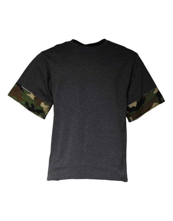 Dolce & Gabbana 70% Cotton 30% Nylon t-shirt in gray