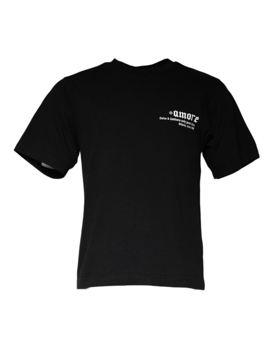 Dolce & Gabbana 100% Cotton t-shirt in black