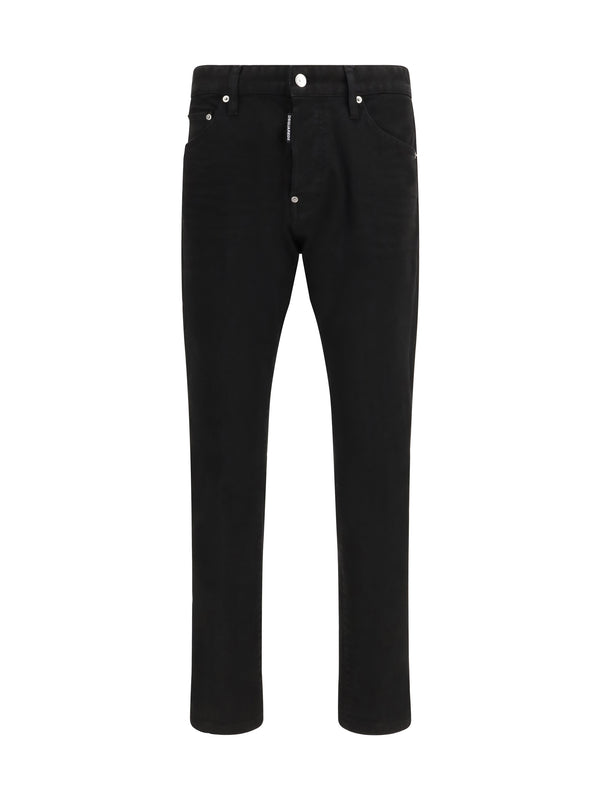 Denim Jeans Black Cotton