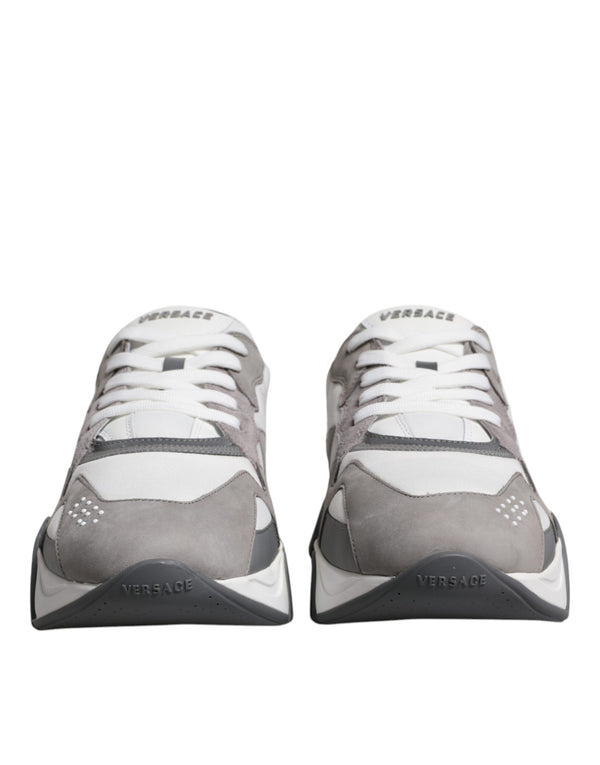 Versace 60% Cotton sneaker in gray