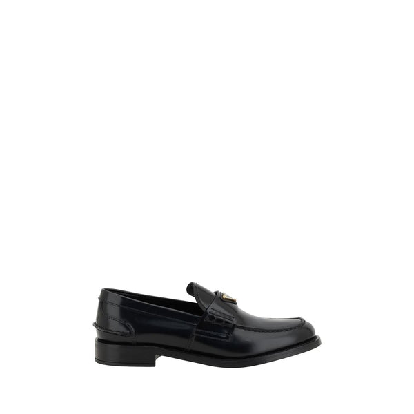 Prada Leather loafer in black