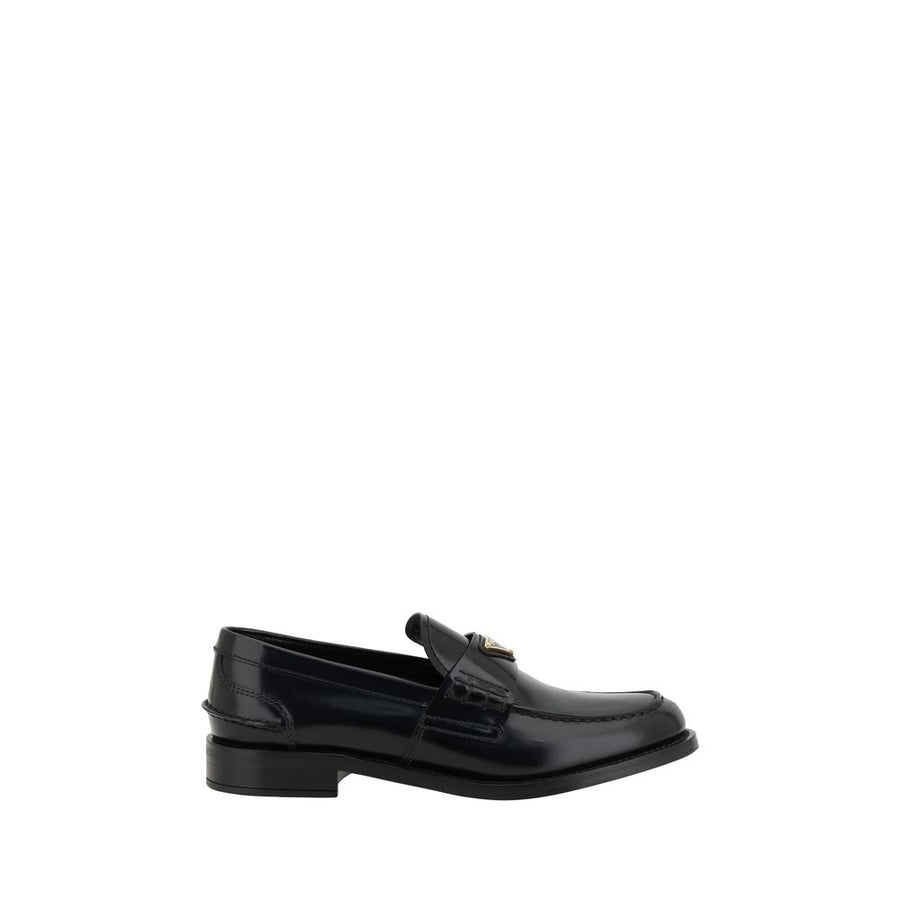 Prada Leather loafer in black