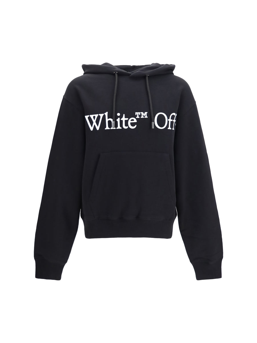 Off-White 100% Cotton hoodie in black