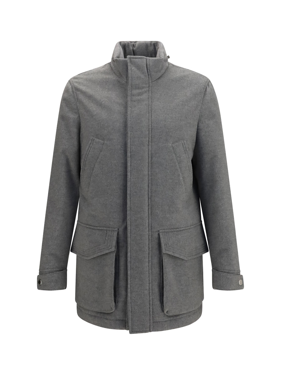 Brunello Cucinelli 100% Cashmere jacket in gray