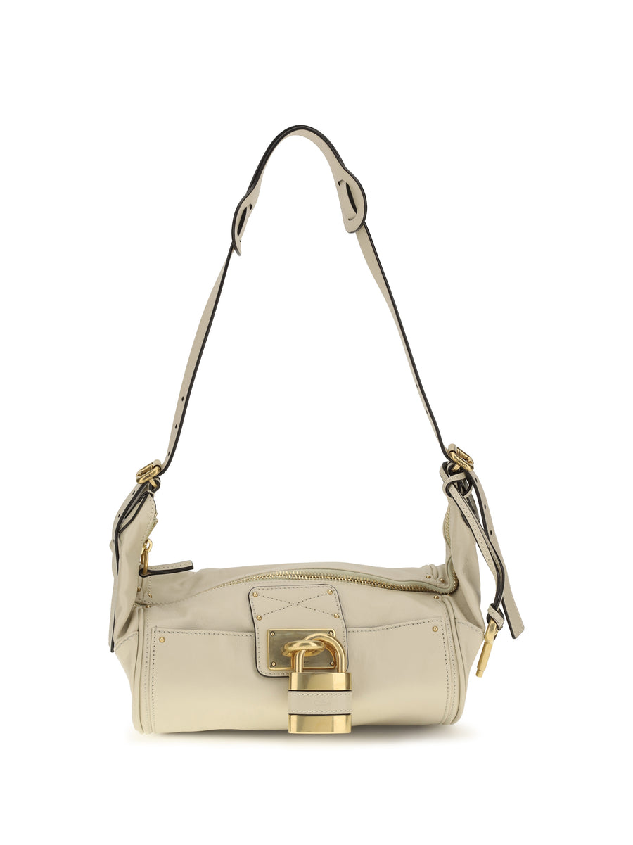Chloé 100% Calf Leather (Bos Taurus) shoulder bag in beige