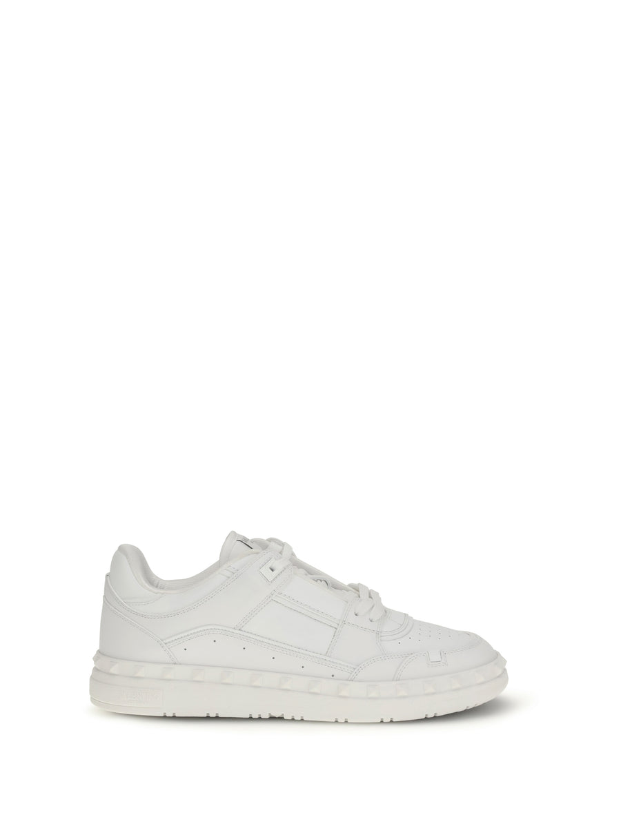 Valentino Garavani Upper: 100% calf leather; Sole: 100% rubber sneaker in white