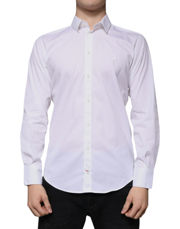 Dolce & Gabbana 69% Cotton 25% Nylon 6% Elastane shirt in white