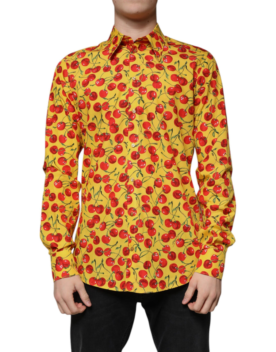 Dolce & Gabbana 100% Cotton shirt in yellow