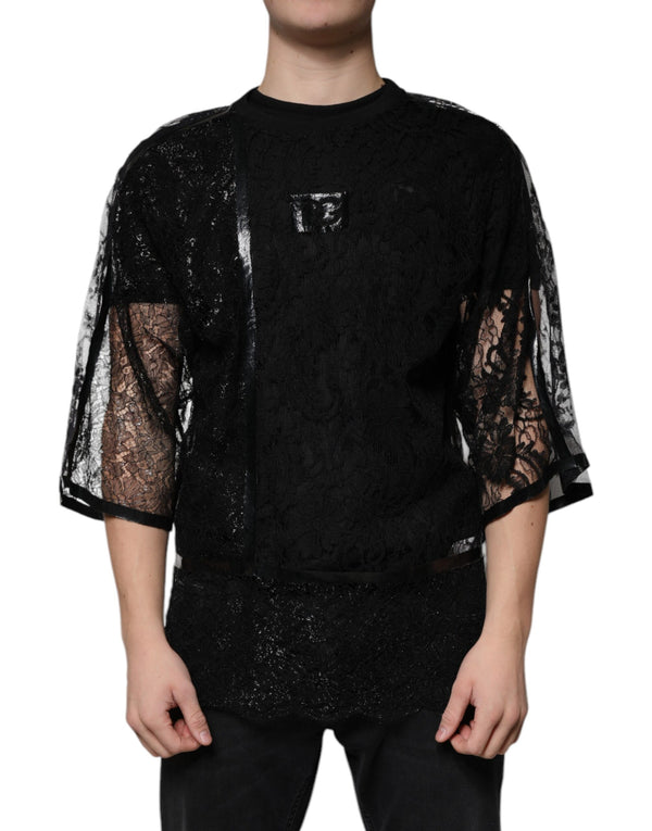 Dolce & Gabbana 45% Nylon t-shirt in black