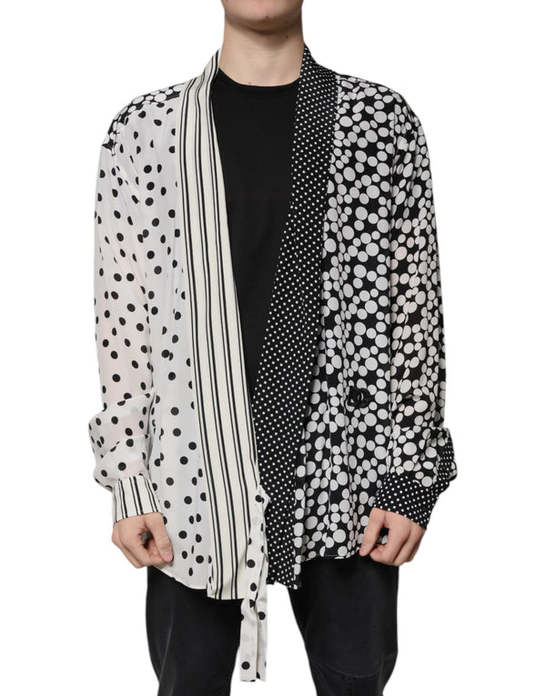 Dolce & Gabbana 100% Silk shirt in black