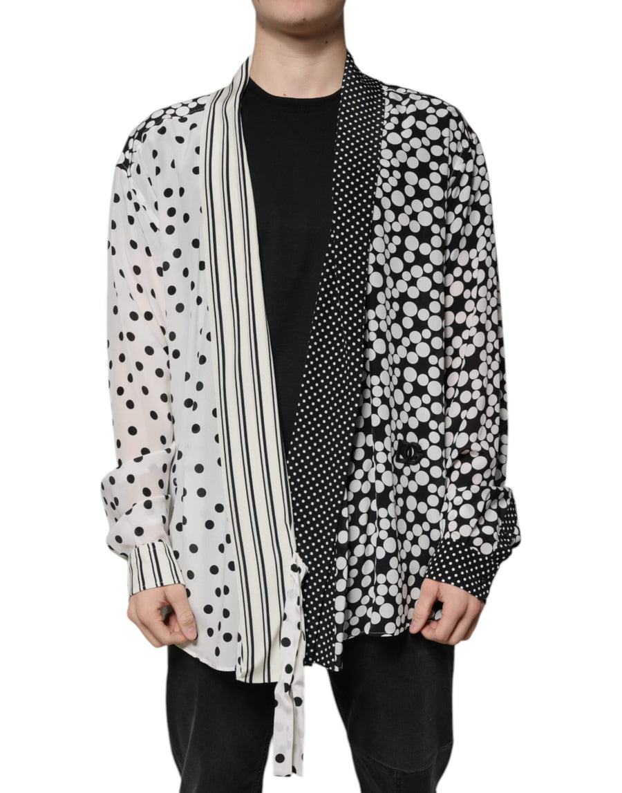 Dolce & Gabbana 100% Silk shirt in black