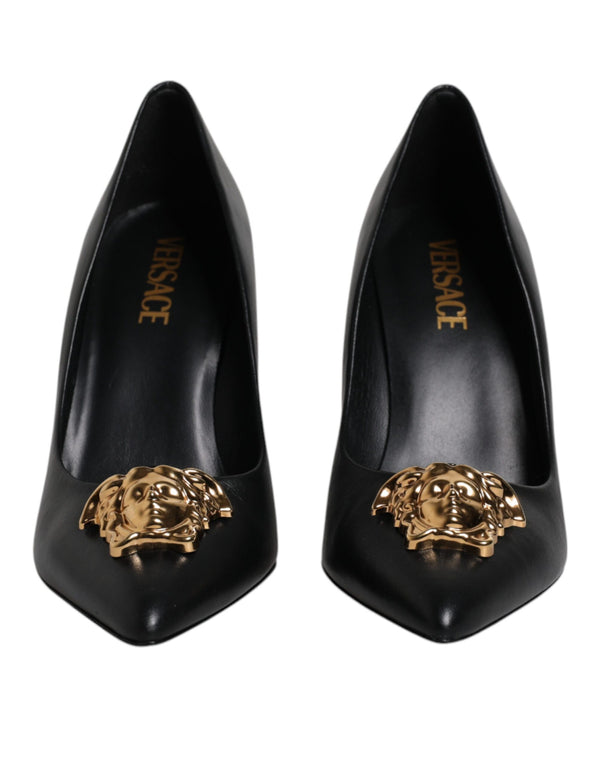 Versace 100% Calf Leather pump in black