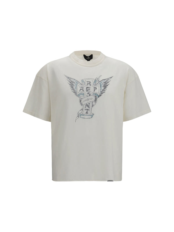 Represent 100% Cotton t-shirt in white