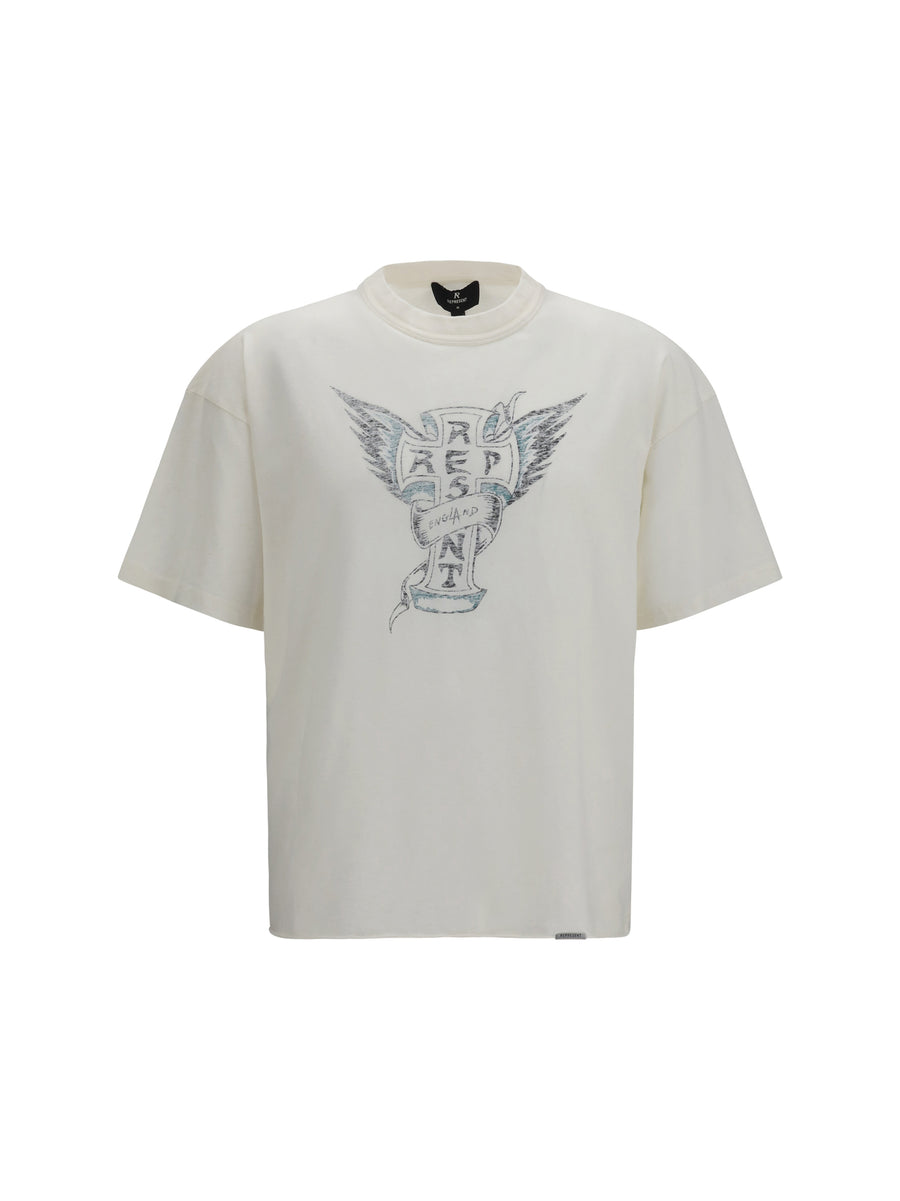 T-Shirt Westside Flat White Cotton T-shirts