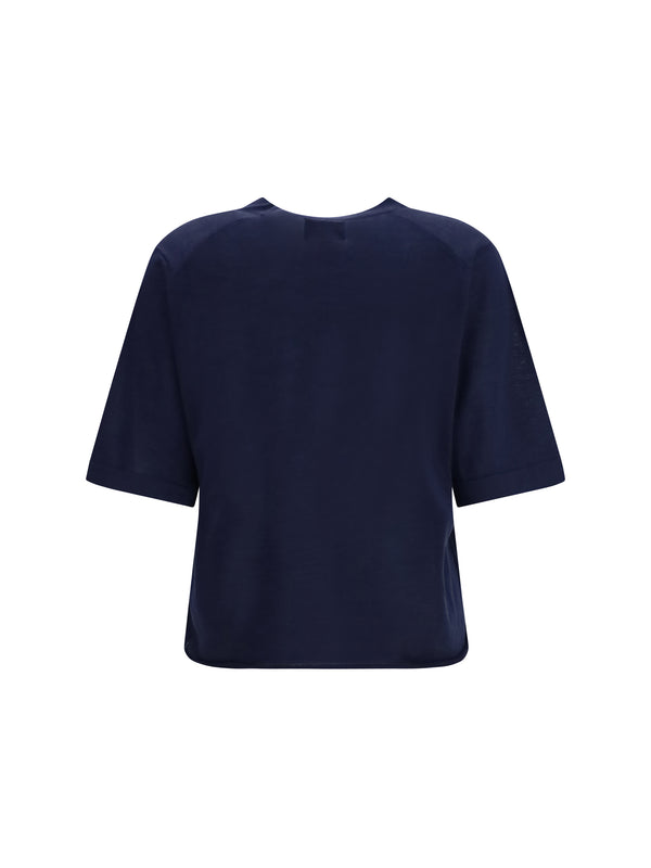 Cashmere T-Shirt Nala Navy (capra Hircus)