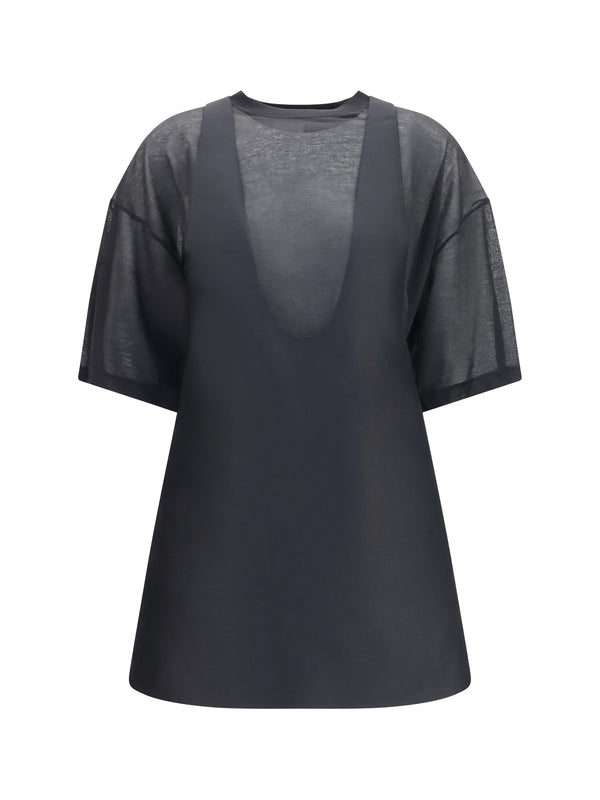 Balenciaga 80% Merino Wool Ovis Aries; 20% Silk dress in black