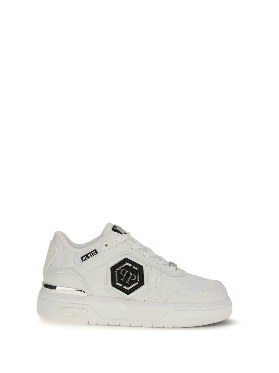 Sneakers Sk8r White Leather Calf Trainers