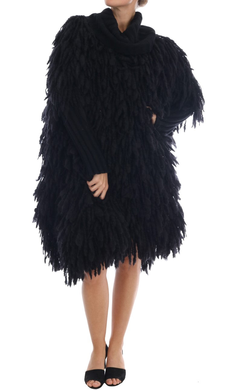 Dolce & Gabbana 75% Wool coat in black