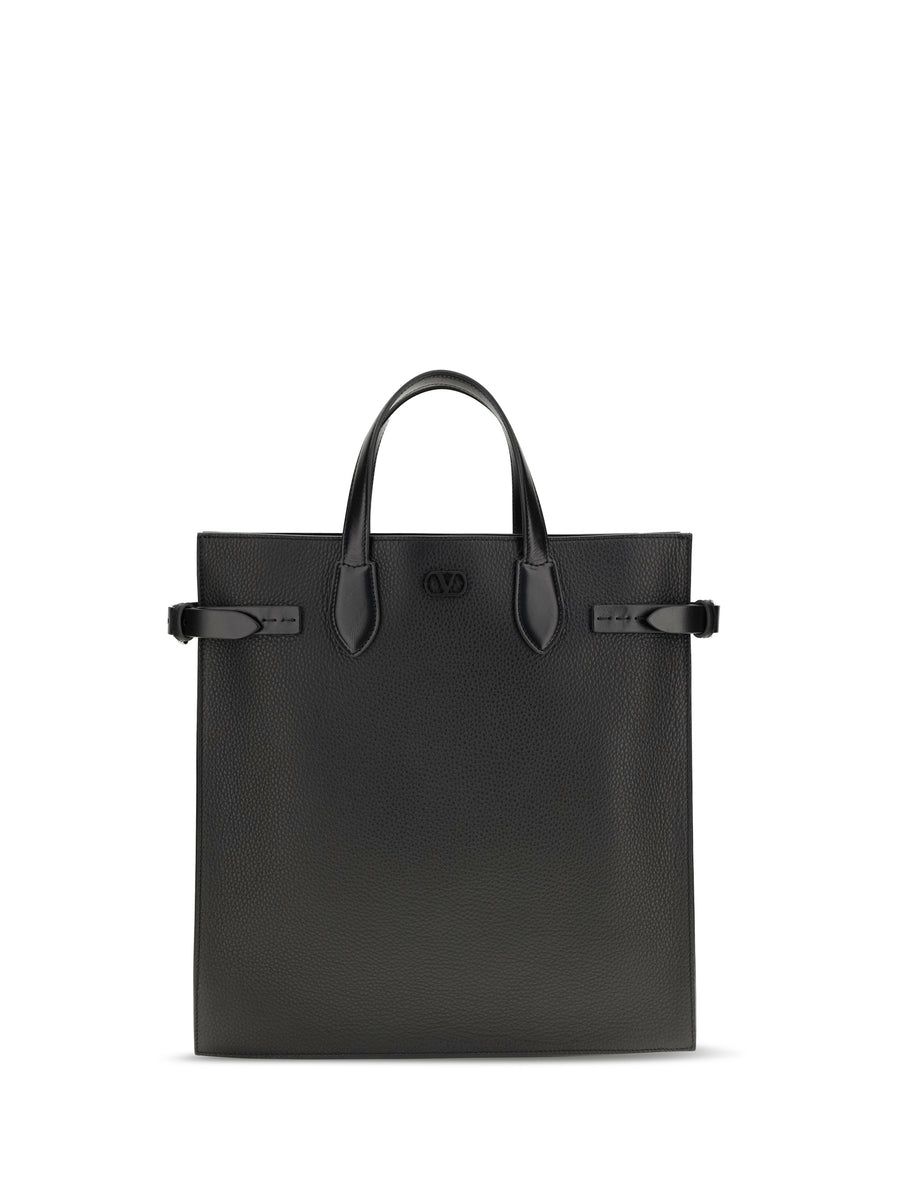 Valentino Garavani 100% calf leather (Bos Taurus) shoulder bag in black