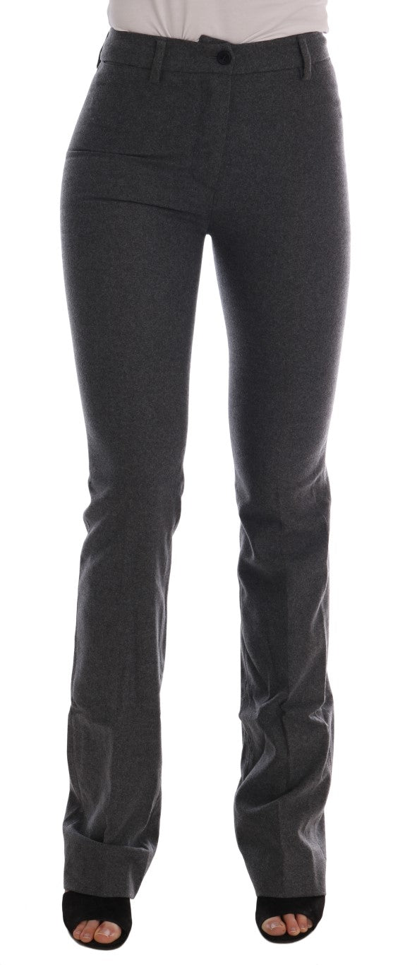 Ermanno Scervino 79% Cotton trousers in gray
