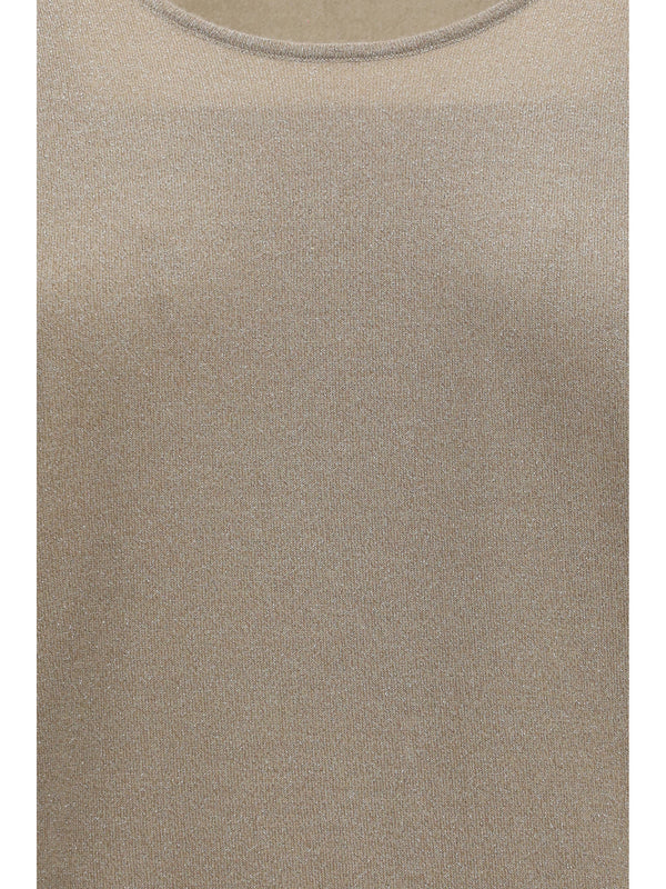 Tank Top Luminous Knit Brown