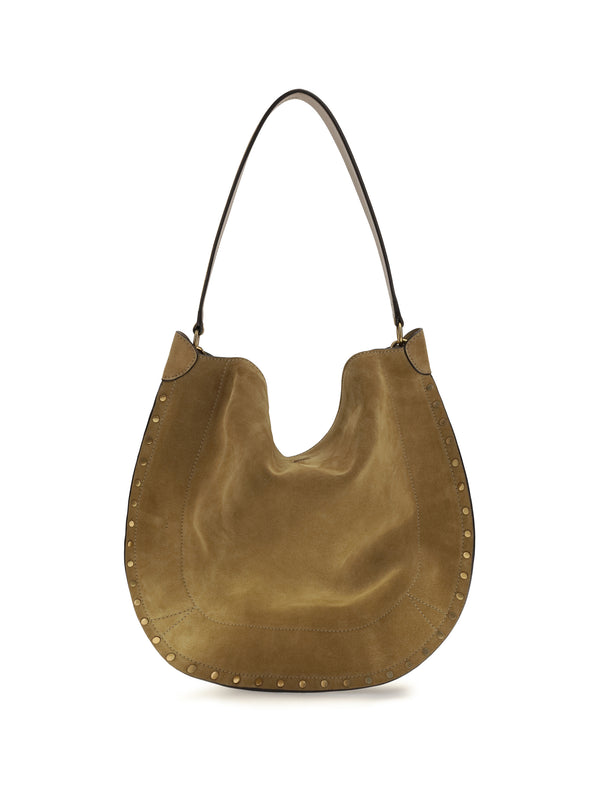 Isabel Marant 100% Calf Leather Bos Taurus shoulder bag in beige