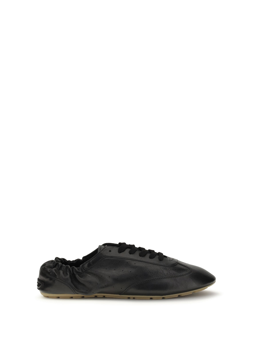 Saint Laurent Upper: 100% calf leather; Sole: 100% rubber sneaker in black