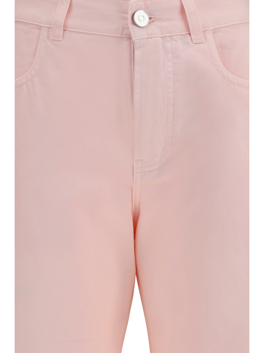 Jeans Barrel Pale Rose Cotton