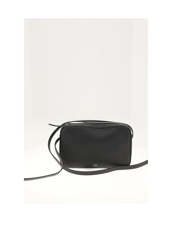 Messenger Bag With Charm Black-Ultra Blue Black/ultra Calf Leather (bos Taurus) Shoulder