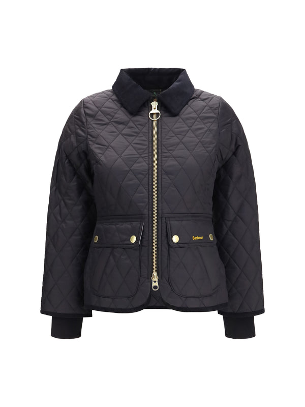 Quilted Puffer Jacket Black