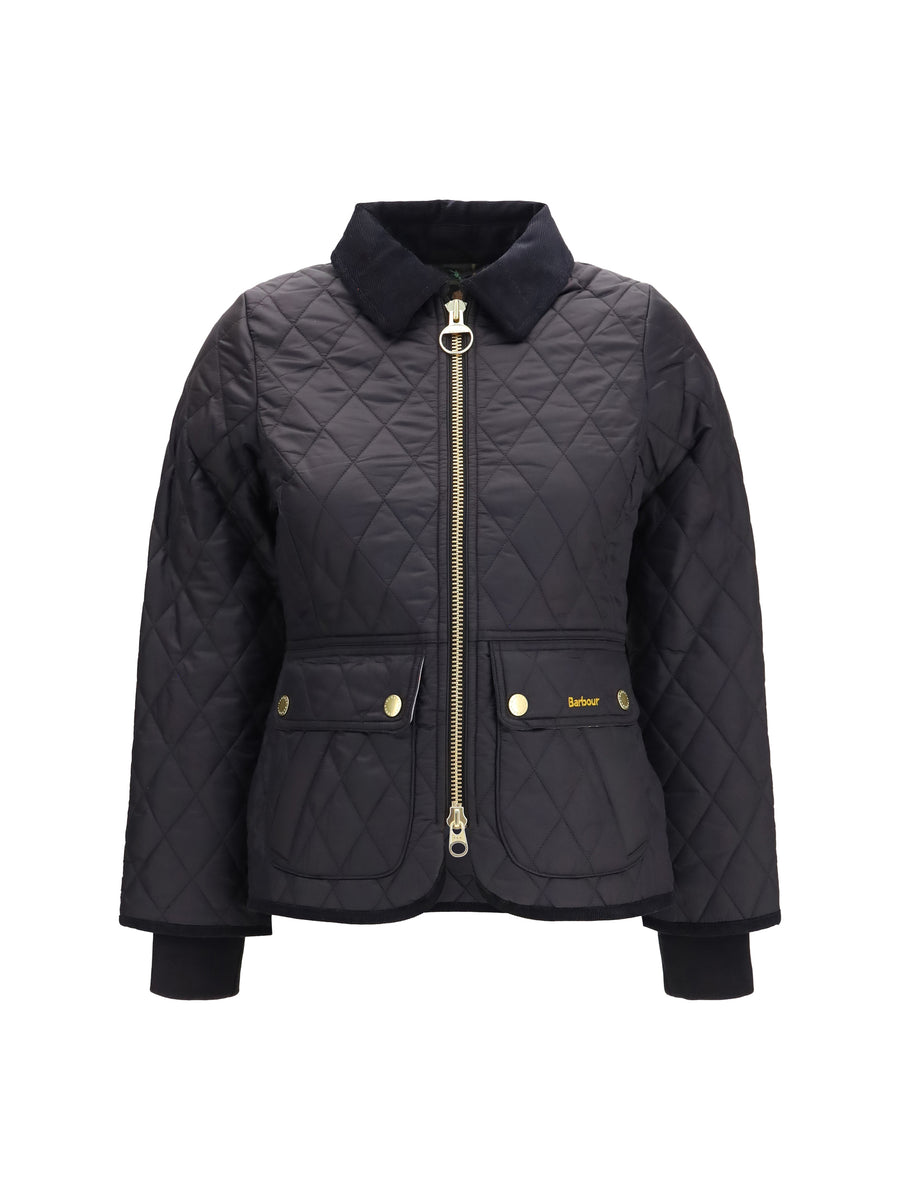 Quilted Puffer Jacket Black