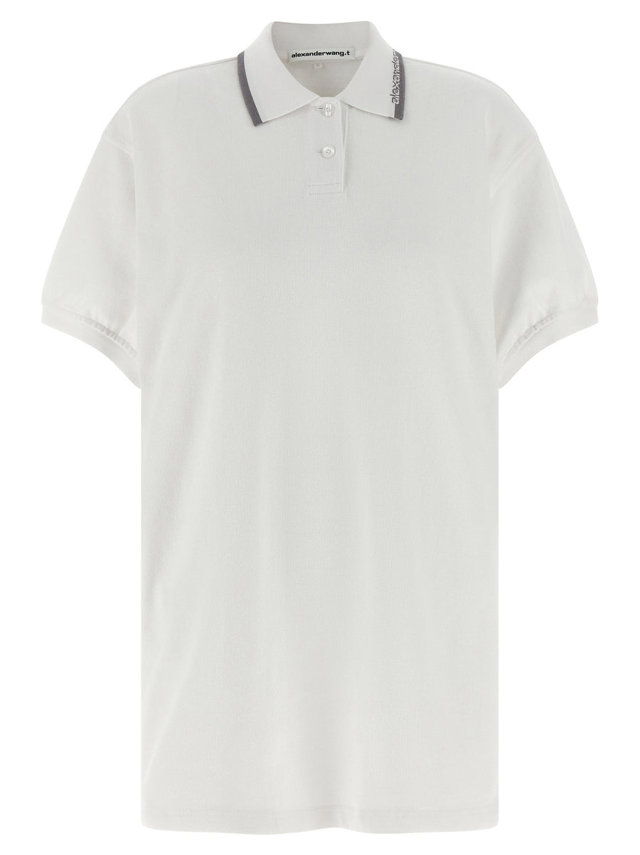 T By Alexander Wang Intarsia Collar Dress