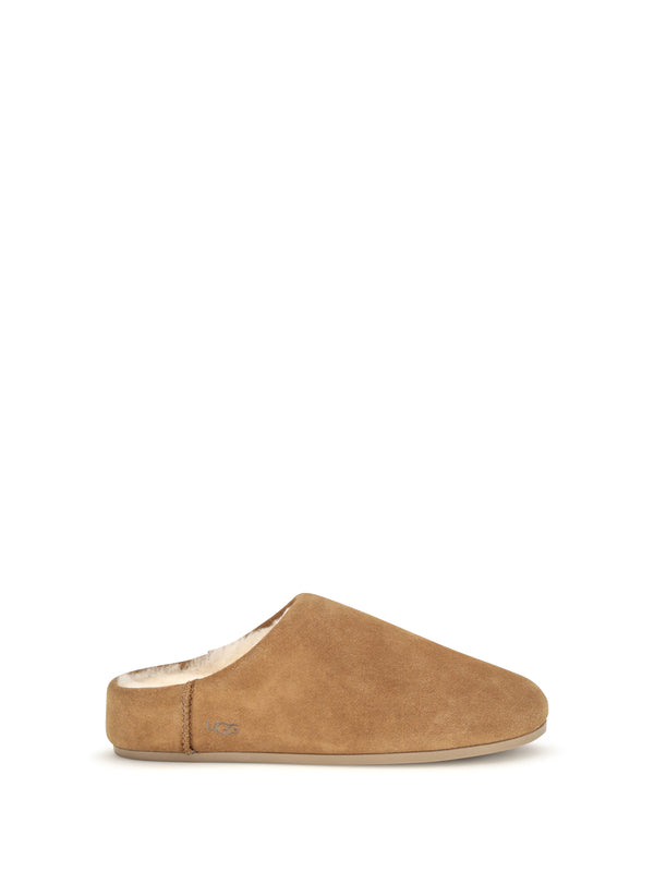 Elea Slip-On Mules Chestnut Upper: Mutton; Sole: Rubber Sandal