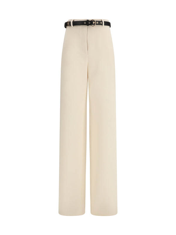 Max Mara Studio 71% Triacetate; 29% Polyester trousers in beige