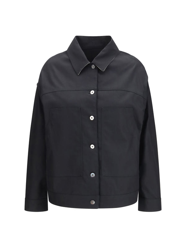 True Royal 75% Cotton jacket in black