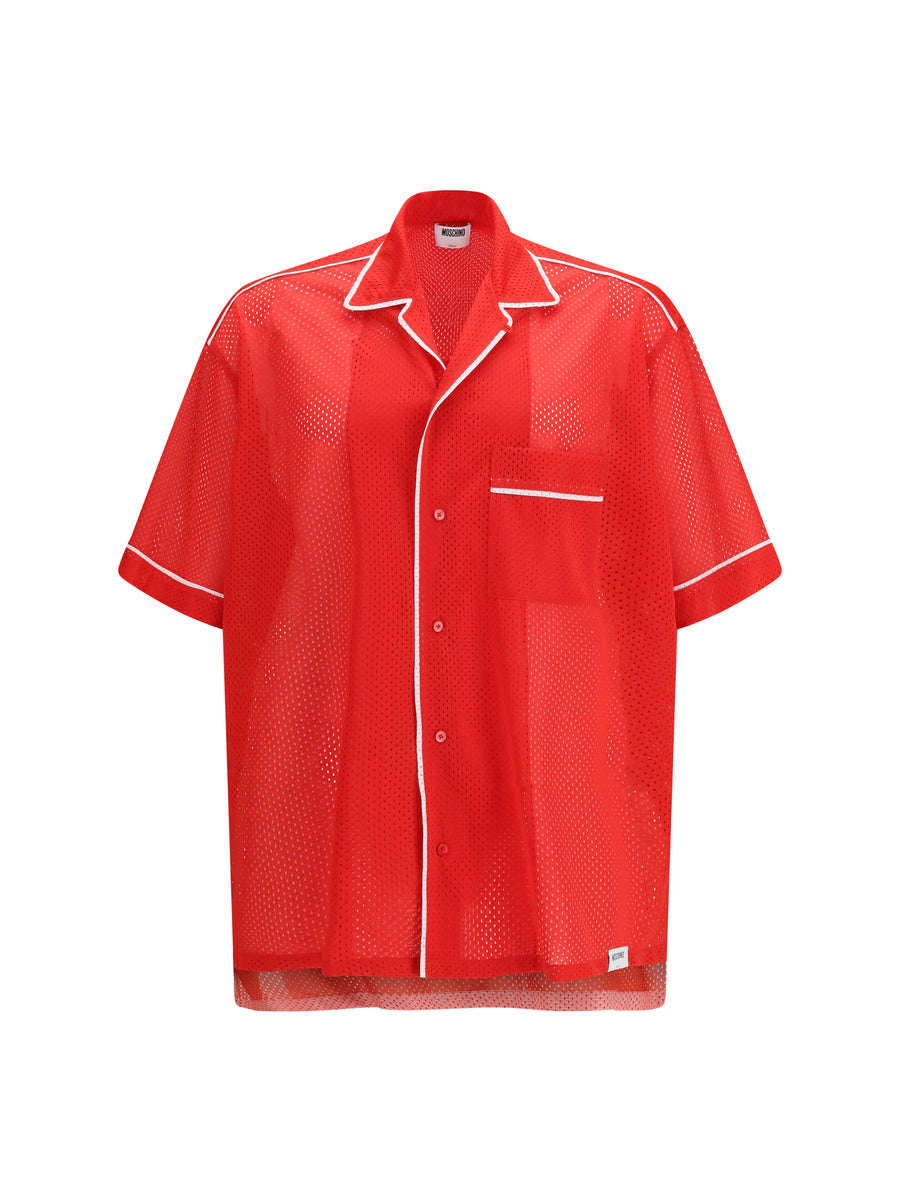 Moschino 100% Polyester shirt in red