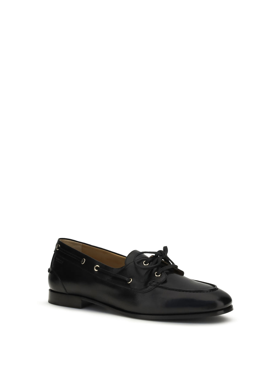 Leather Loafers Plume Black Buffalo