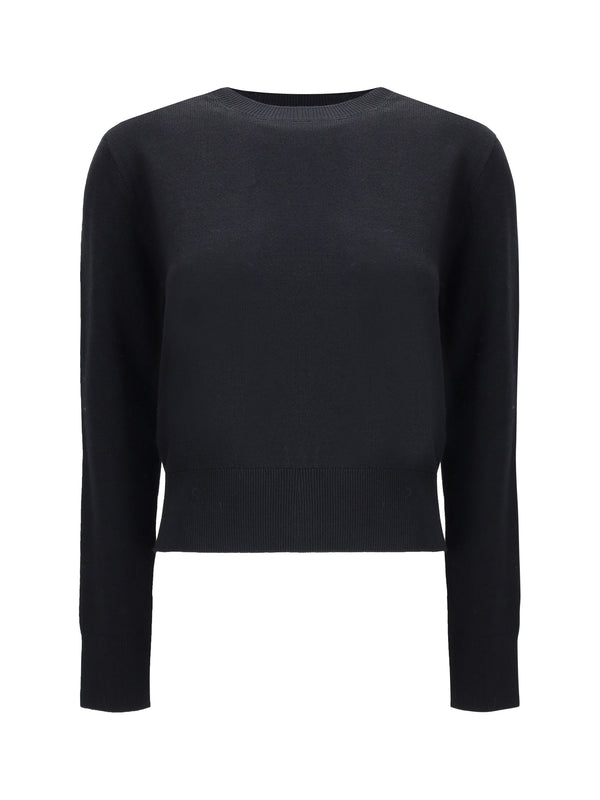AMI Paris 100% Merino Wool sweater in black