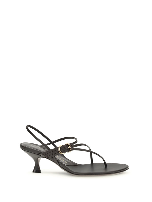 Herbert Levine 100% Calf Leather sandal in brown